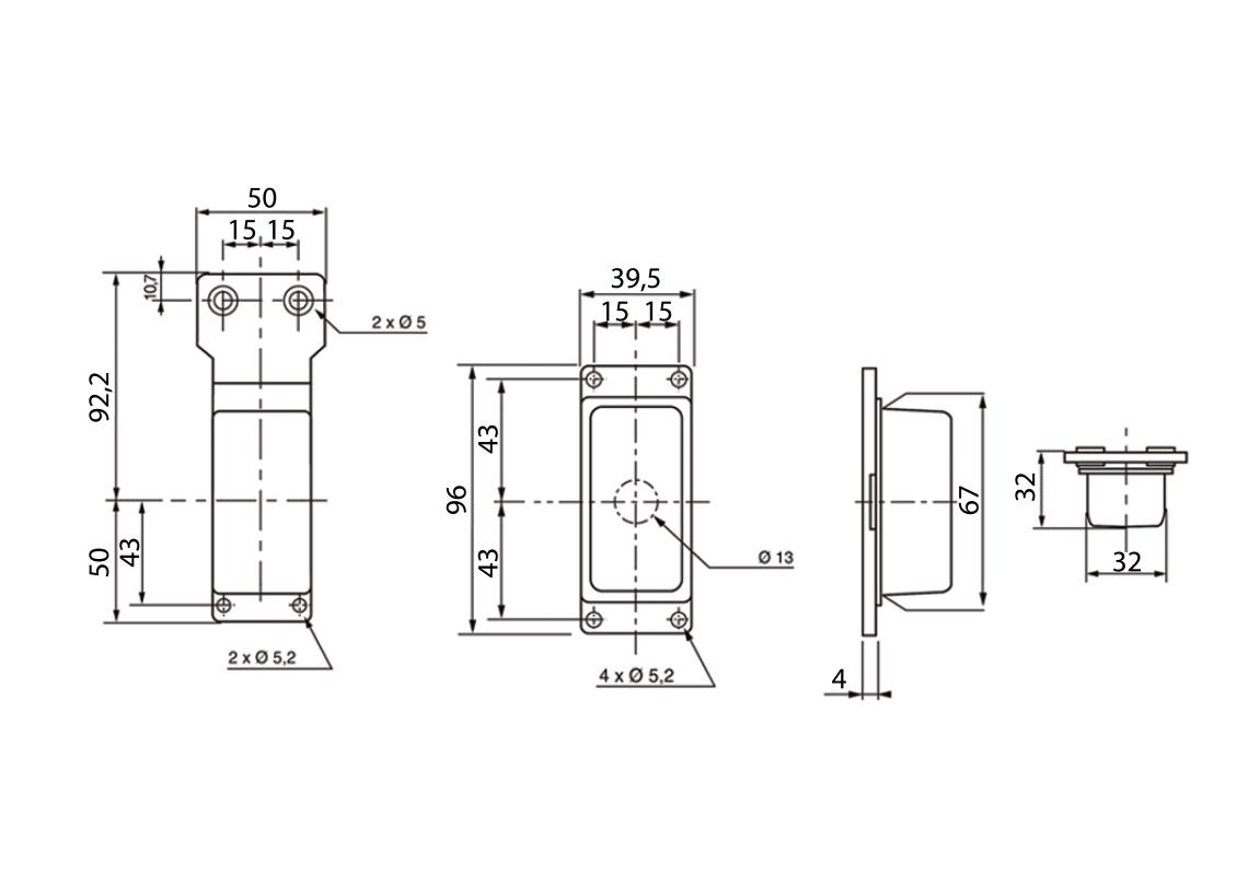 Feu de position arrière Ampoules 12/24V rouge 